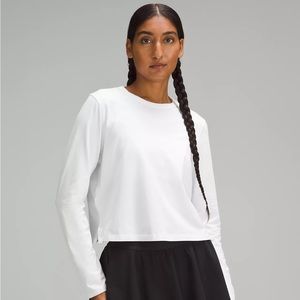 Lululemon Classic-Fit Cotton-Blend Long-Sleeve Shirt in White (6)